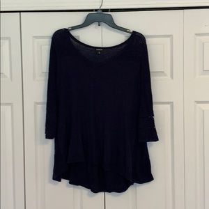 Torrid Navy Blue 3/4 length sweater